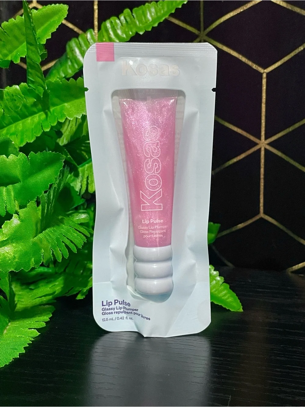 Kosas Lip Pulse Glassy Lip Plumper Gloss - Aura Flare